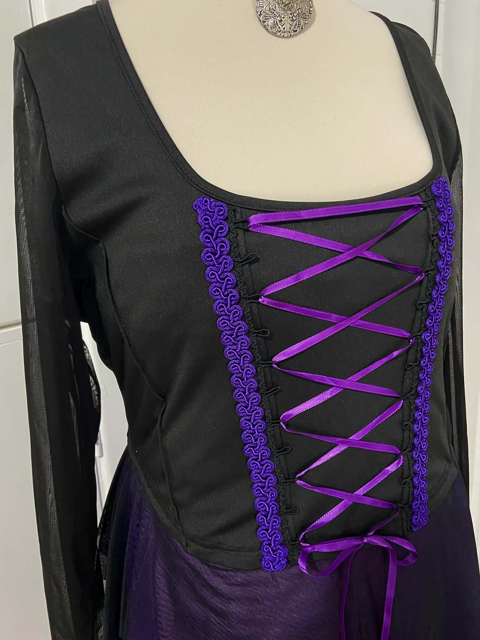 Revamped - Black Top with Hanky Hem (22)