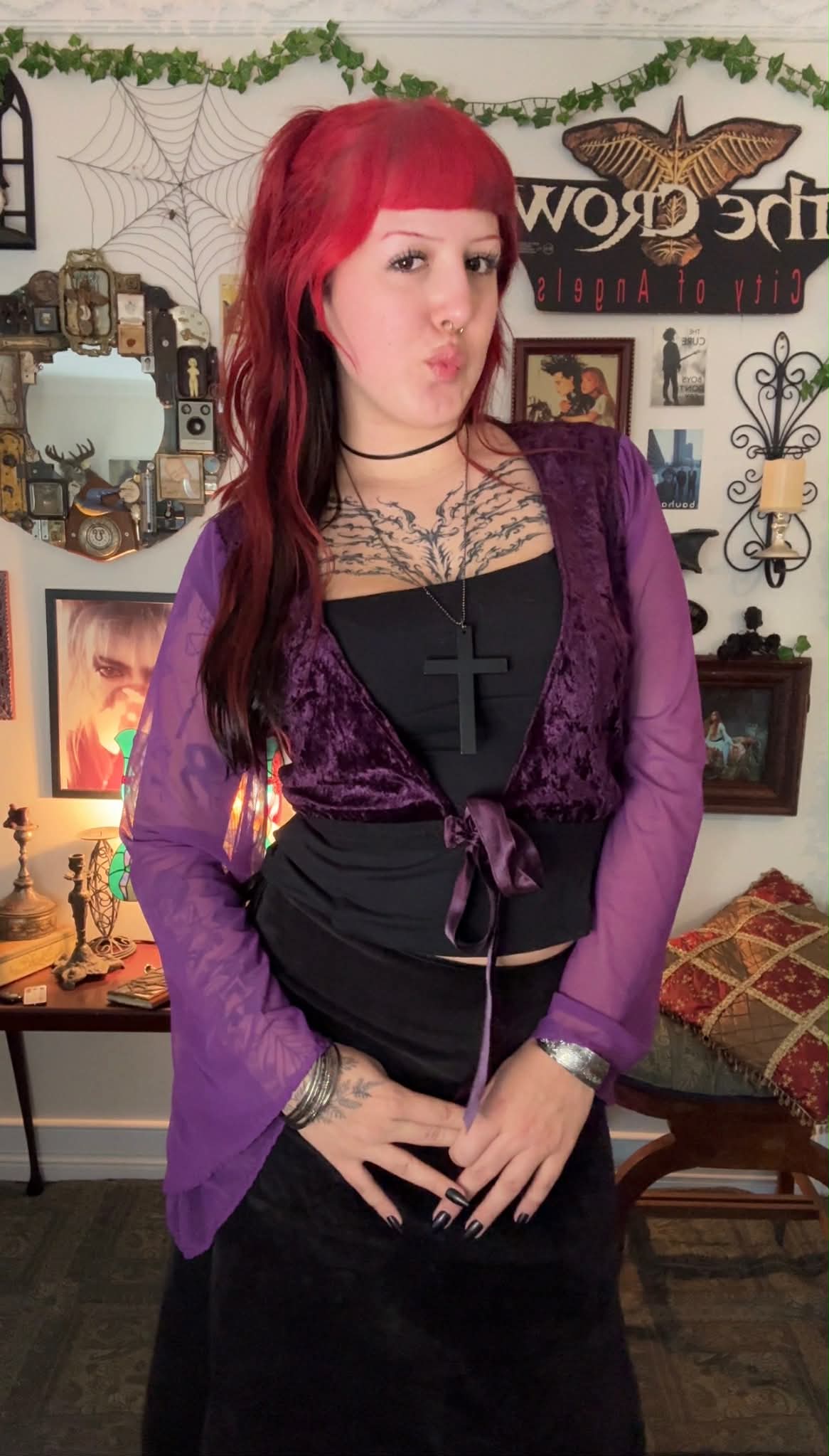 Dahlia Bolero Top - Purple (16-18)