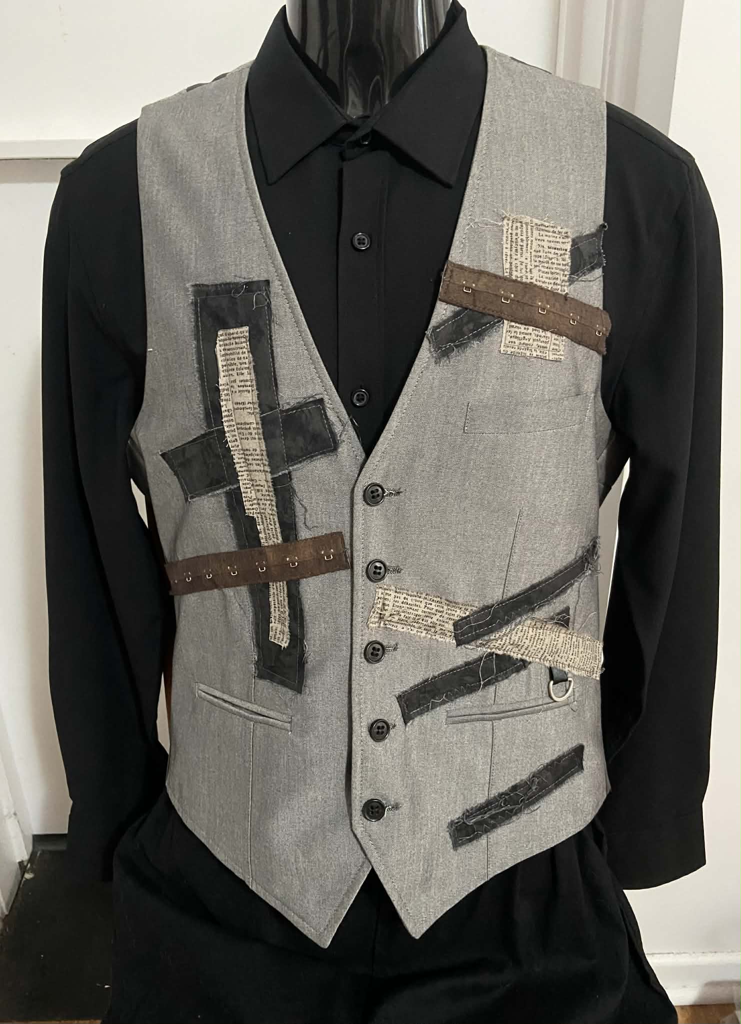 Revamped Tattered Dreams Waistcoat (Size S)
