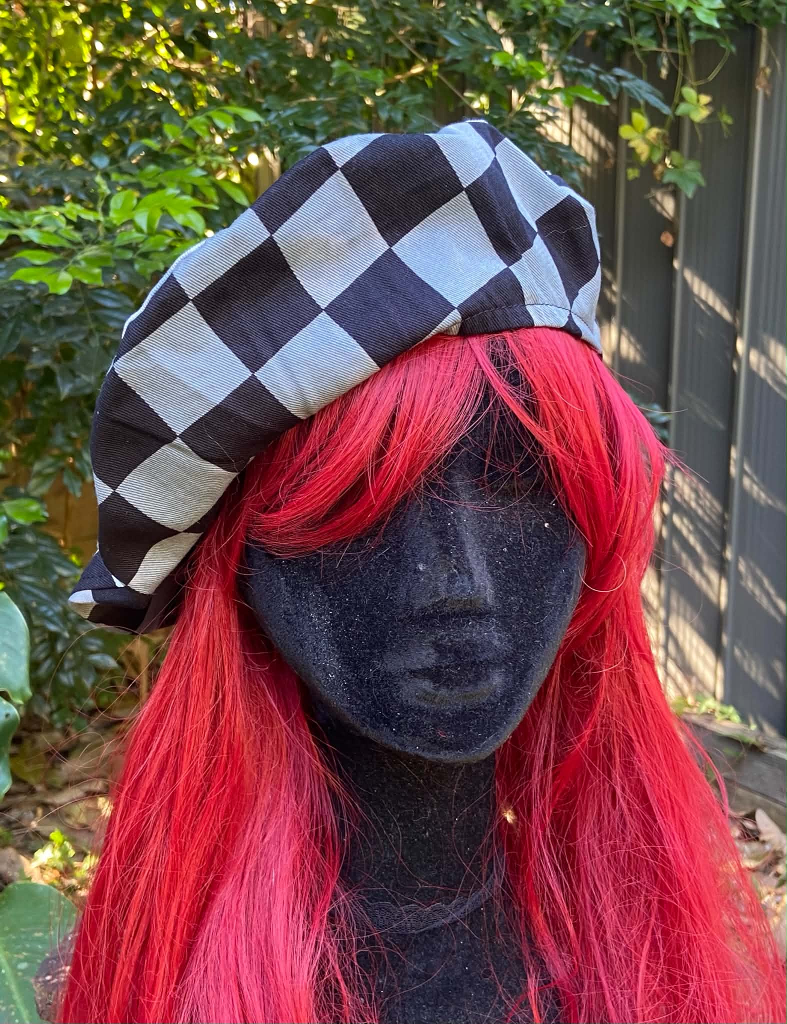 !!SALE!! Beret- Checkerboard Pattern