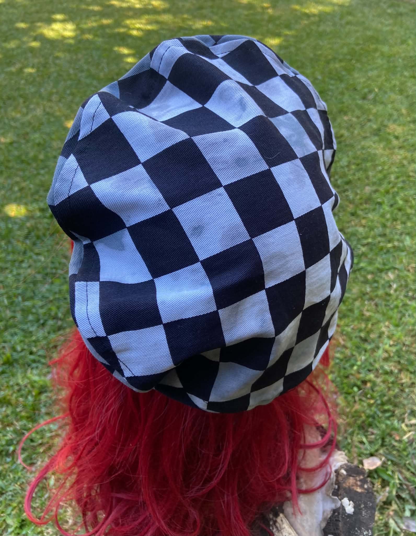 !!SALE!! Beret- Checkerboard Pattern