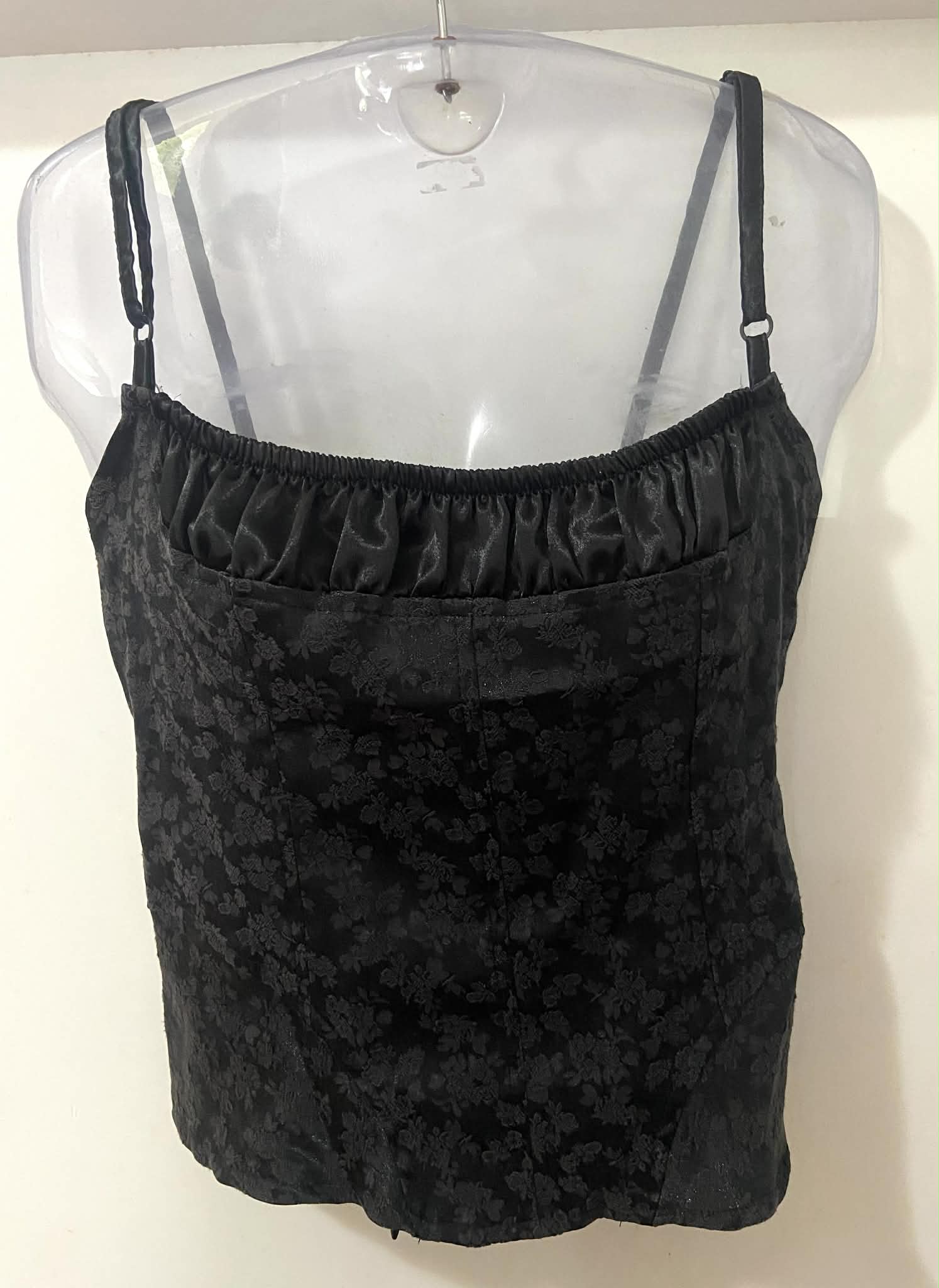 Vintage Brocade Top with Satin Trim (Size 8)