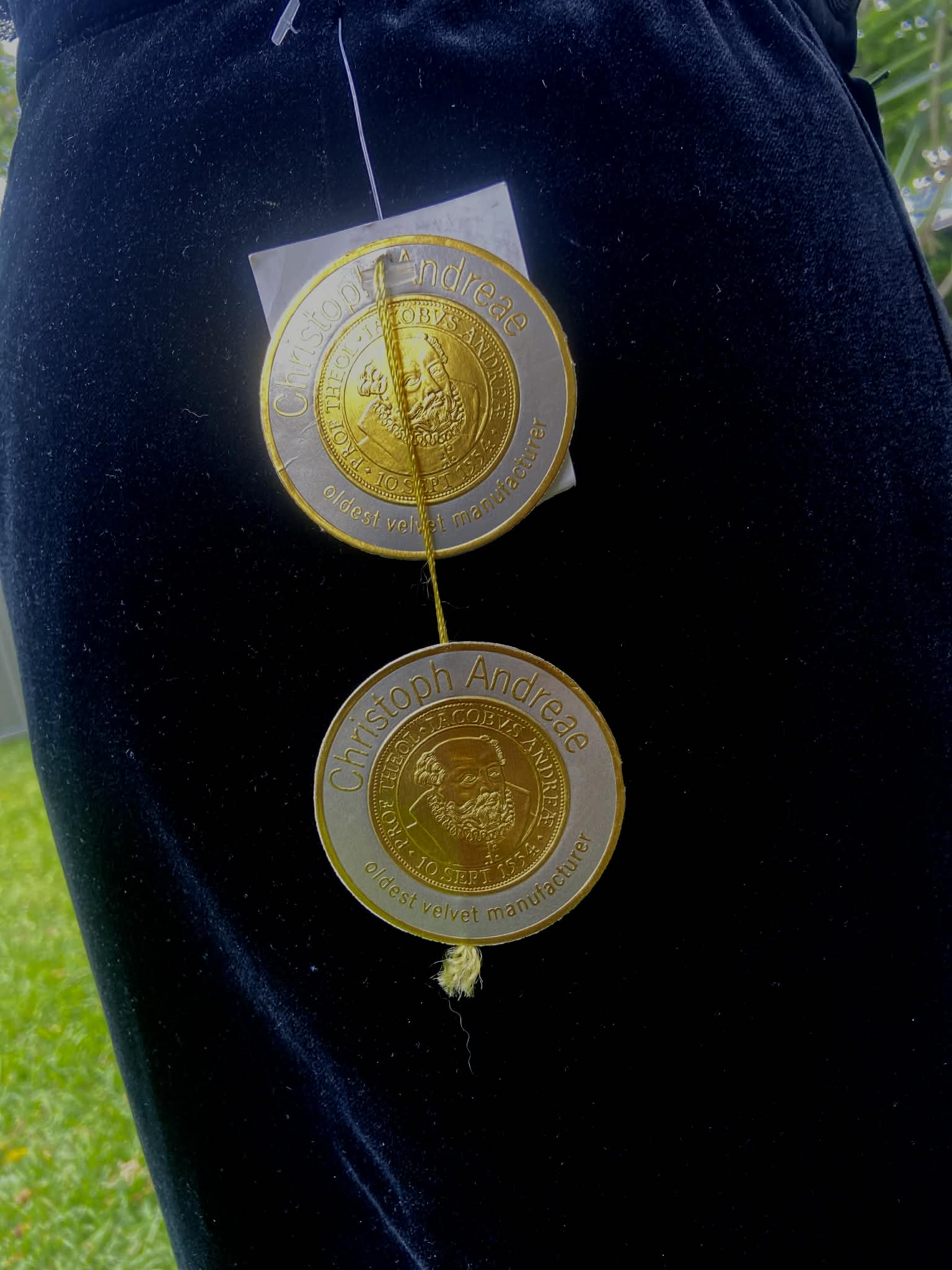 Vintage Velvet Straight Skirt (Size 12)