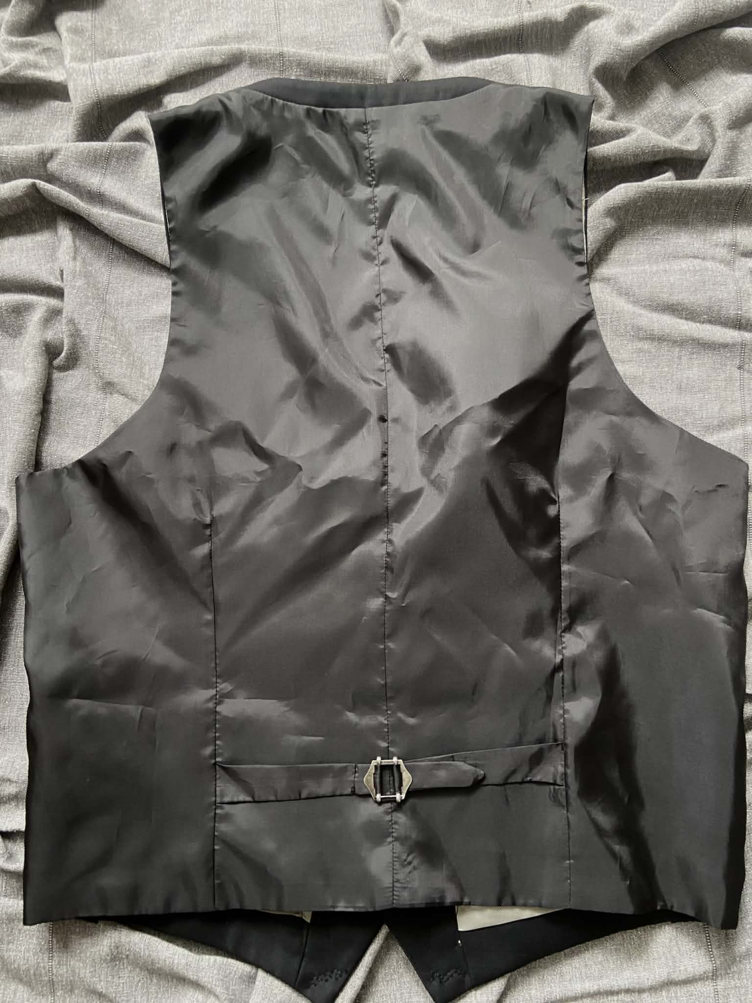 Revamped Black Eyelet Waistcoat (Size S-M)