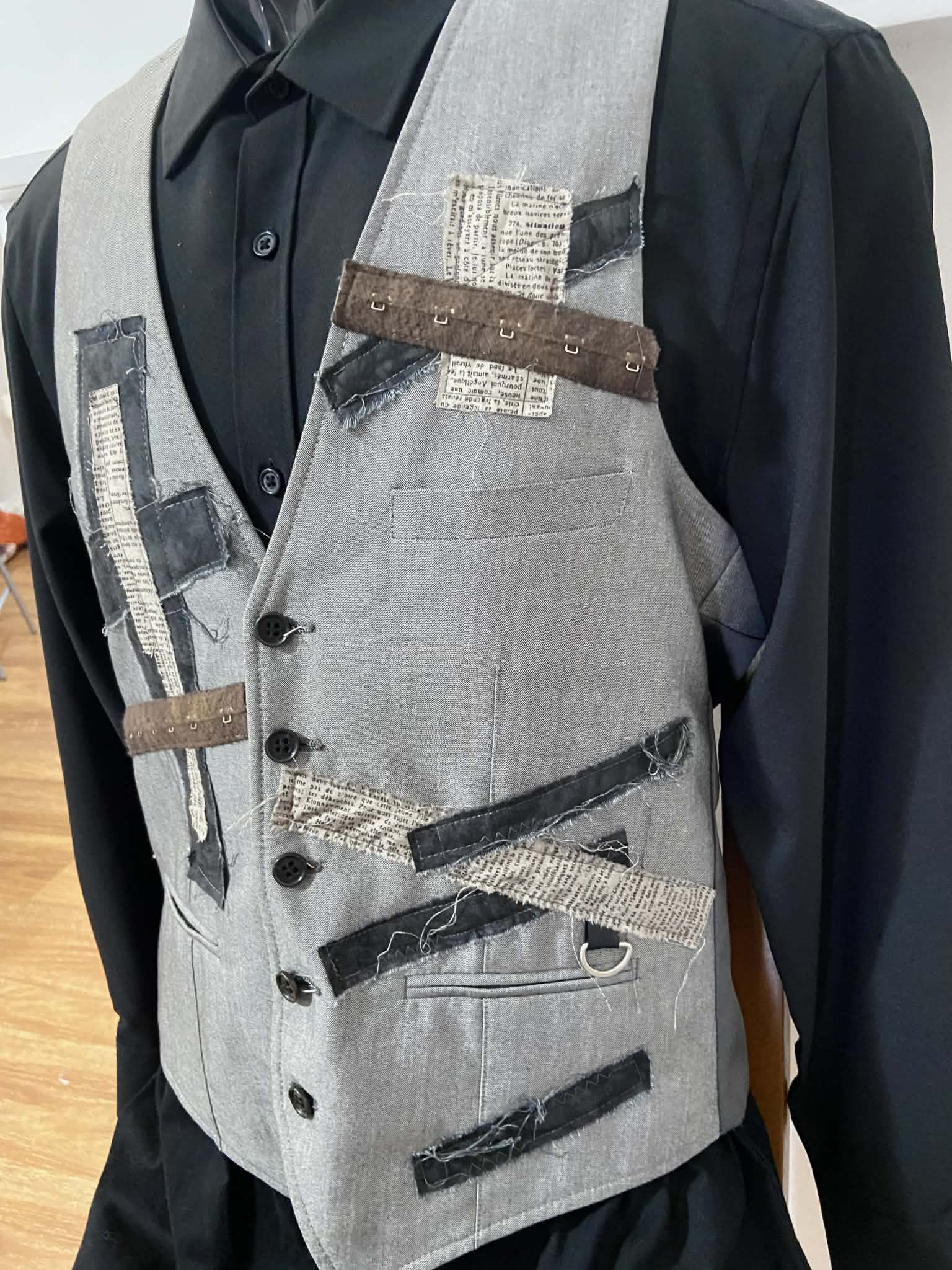 Revamped Tattered Dreams Waistcoat (Size S)