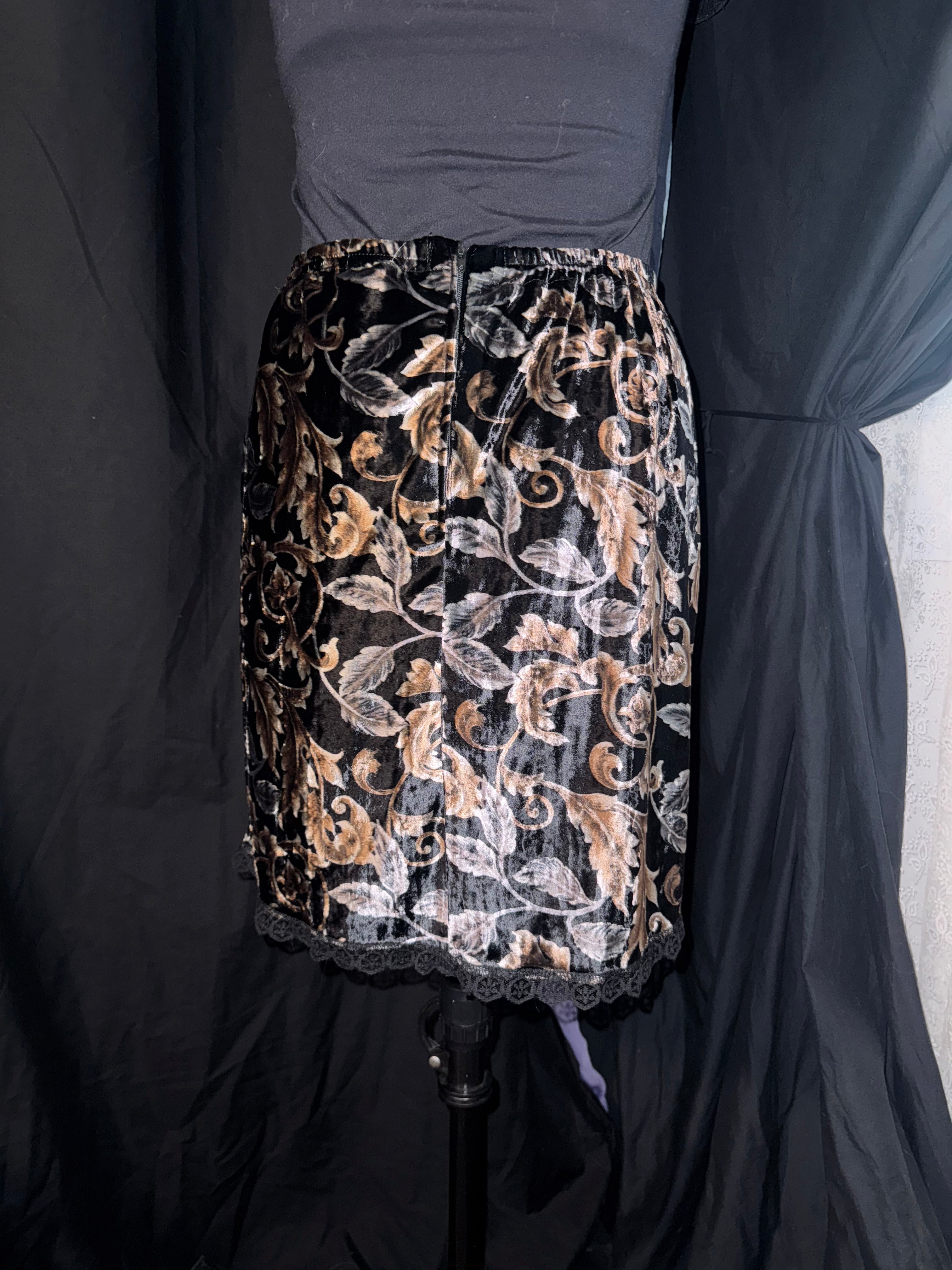 Baroque Night Miniskirt (Size 14)