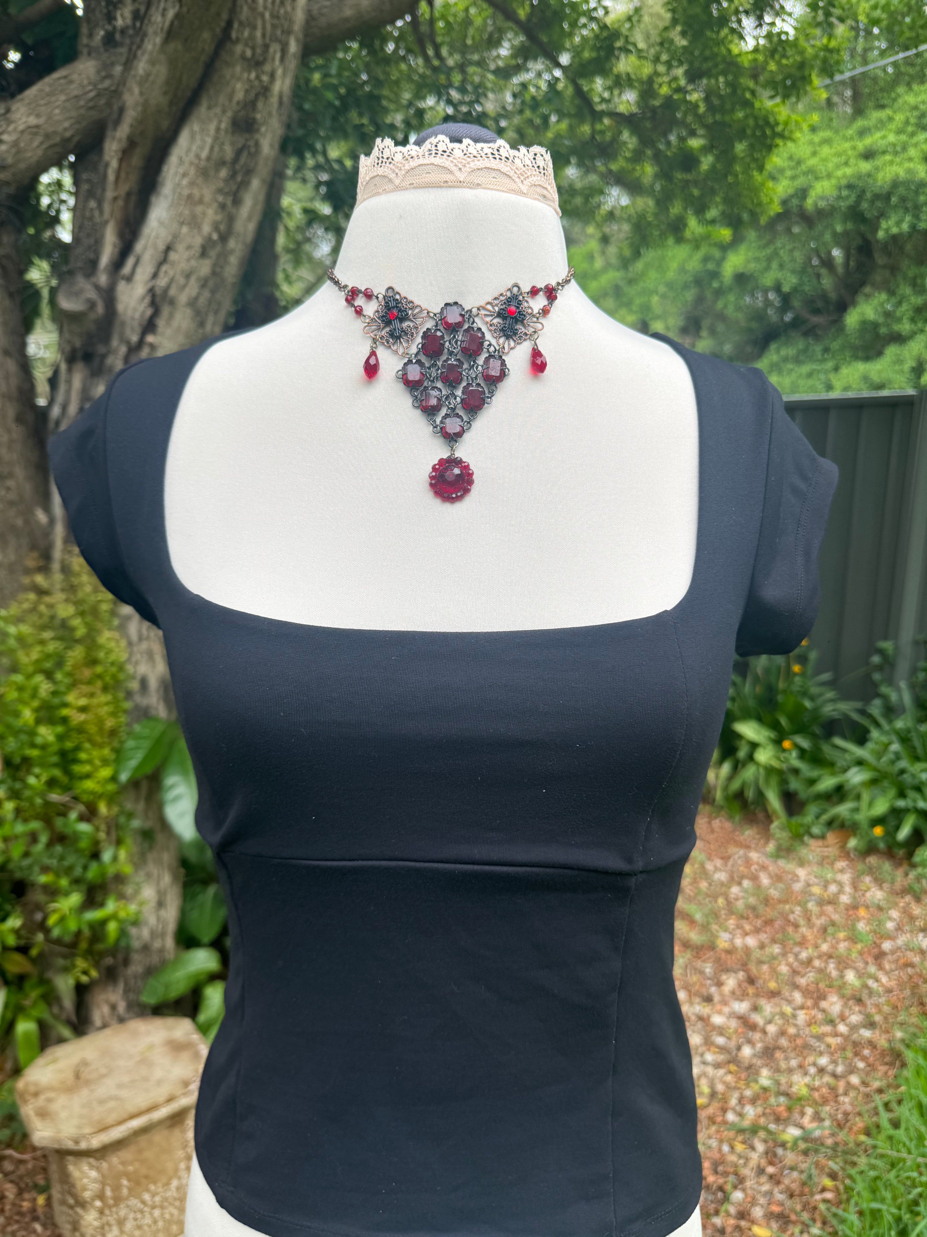 Cathedral Bloodstone Necklace