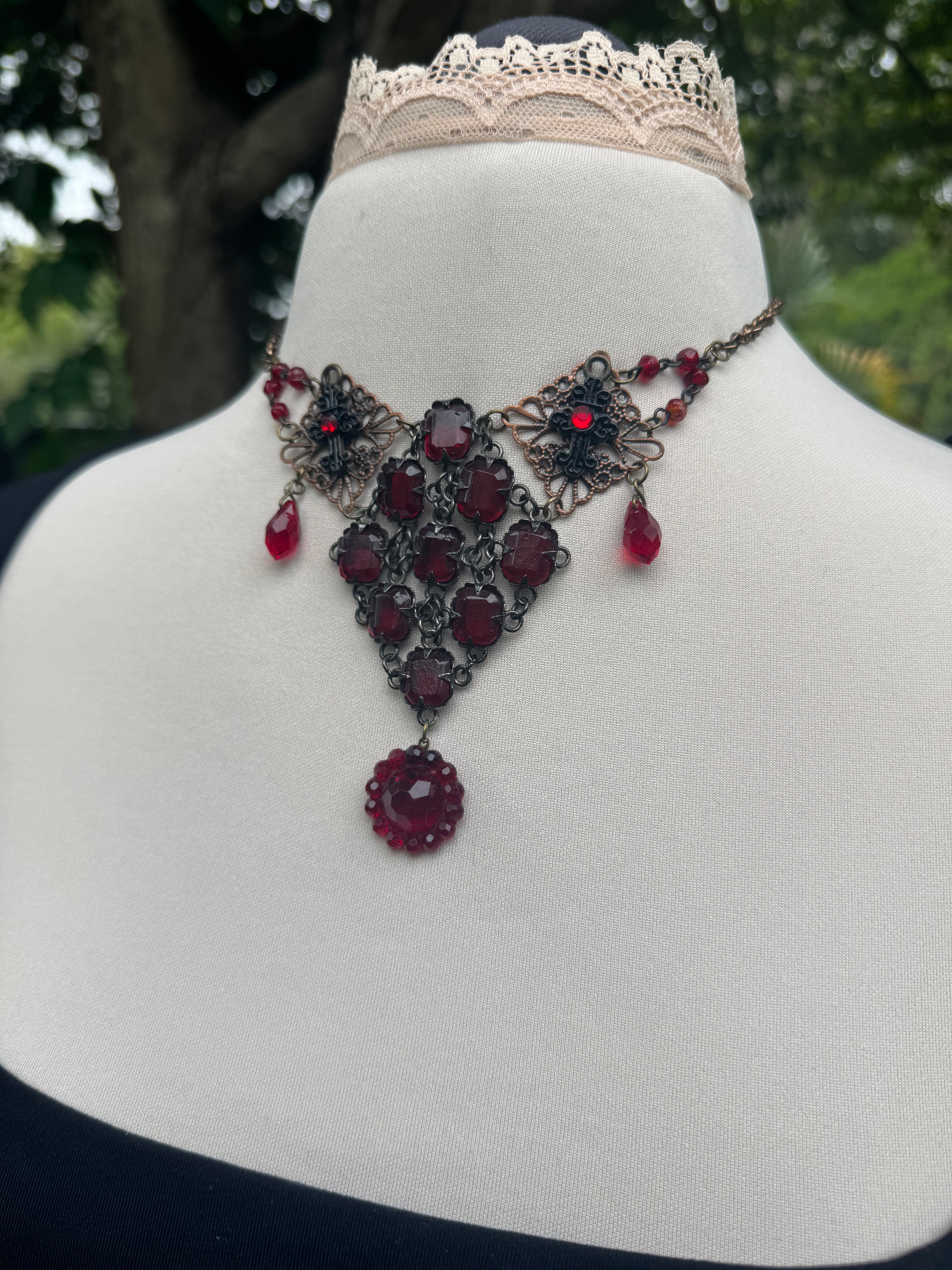 Cathedral Bloodstone Necklace