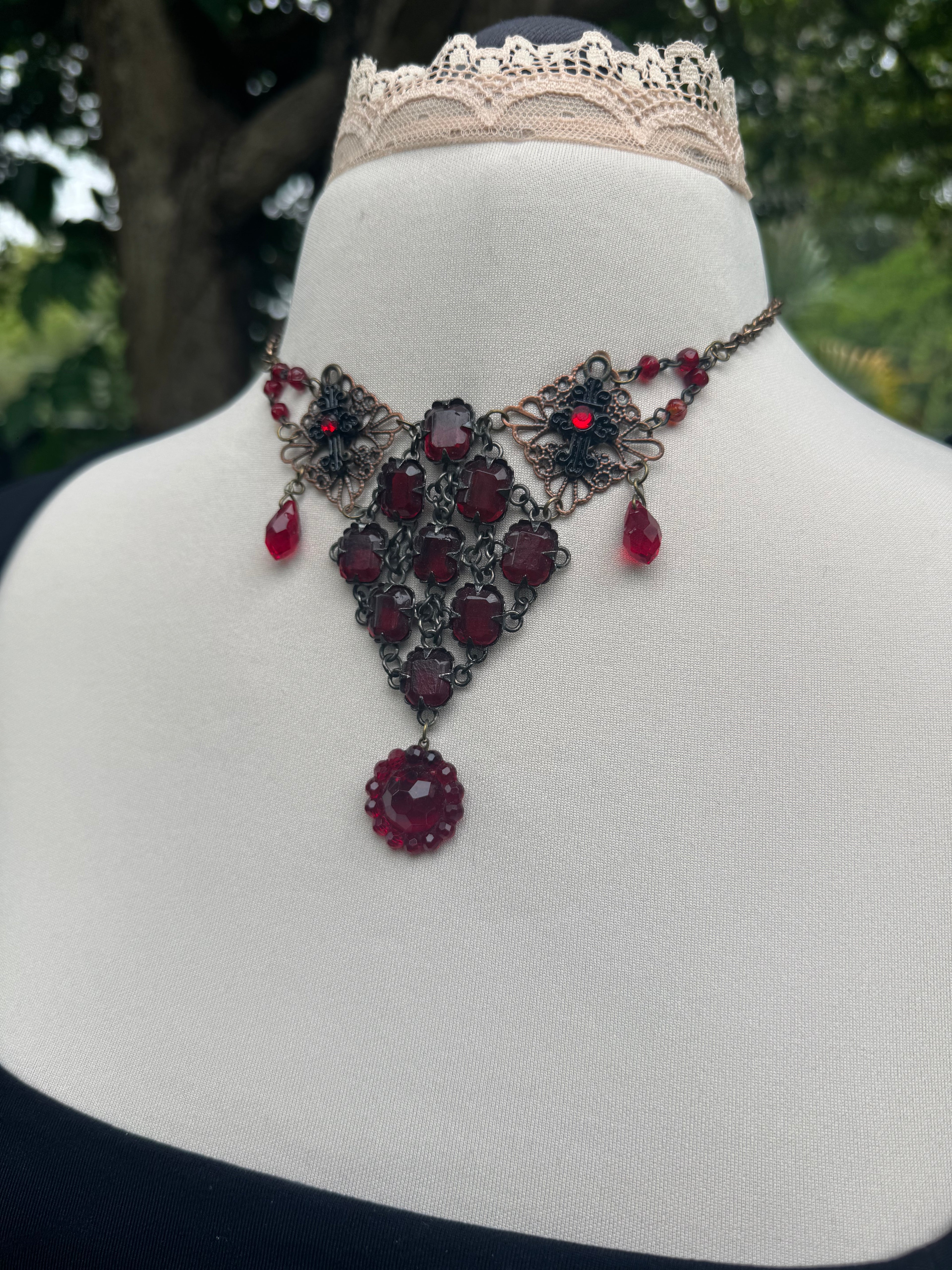 Cathedral Bloodstone Necklace