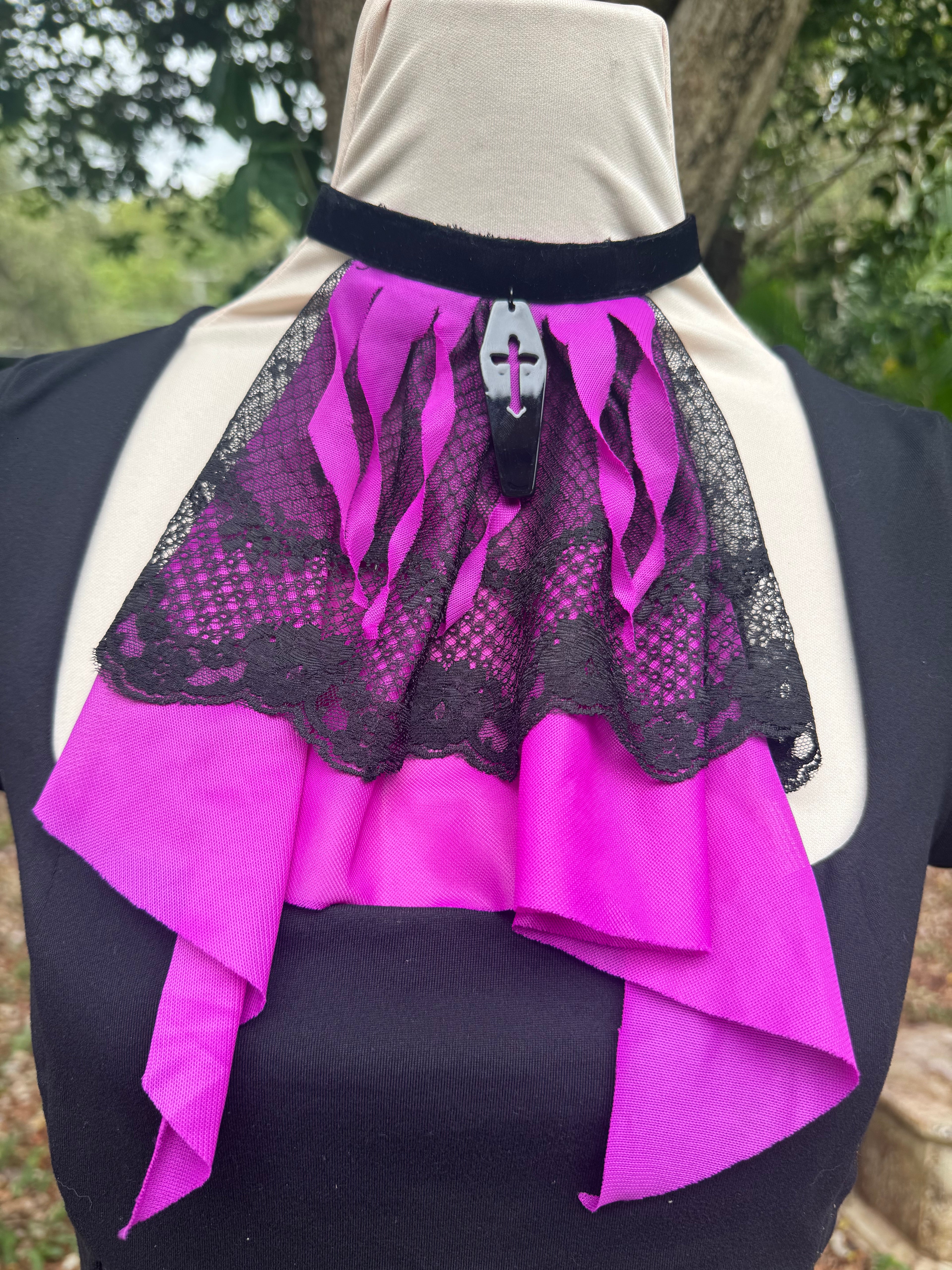 Coffin Vows Jabot Choker