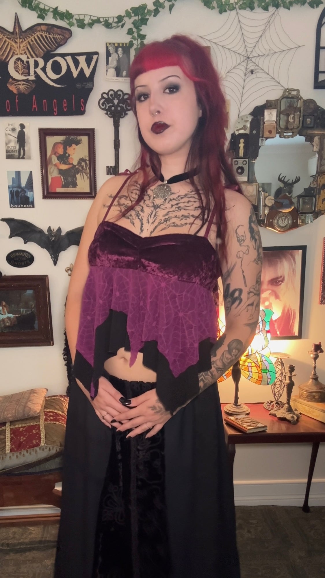 Tara Hanky Hem Top - Fuchsia (M)