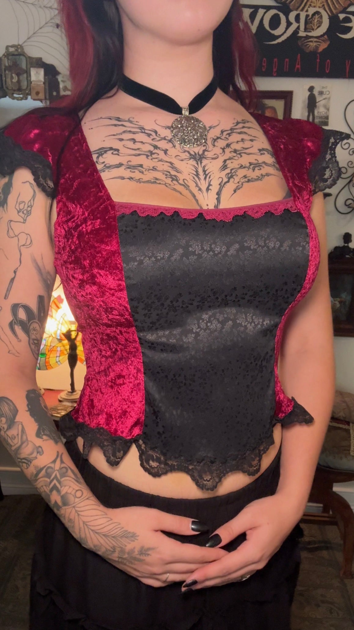Lilith top - Magenta (14)