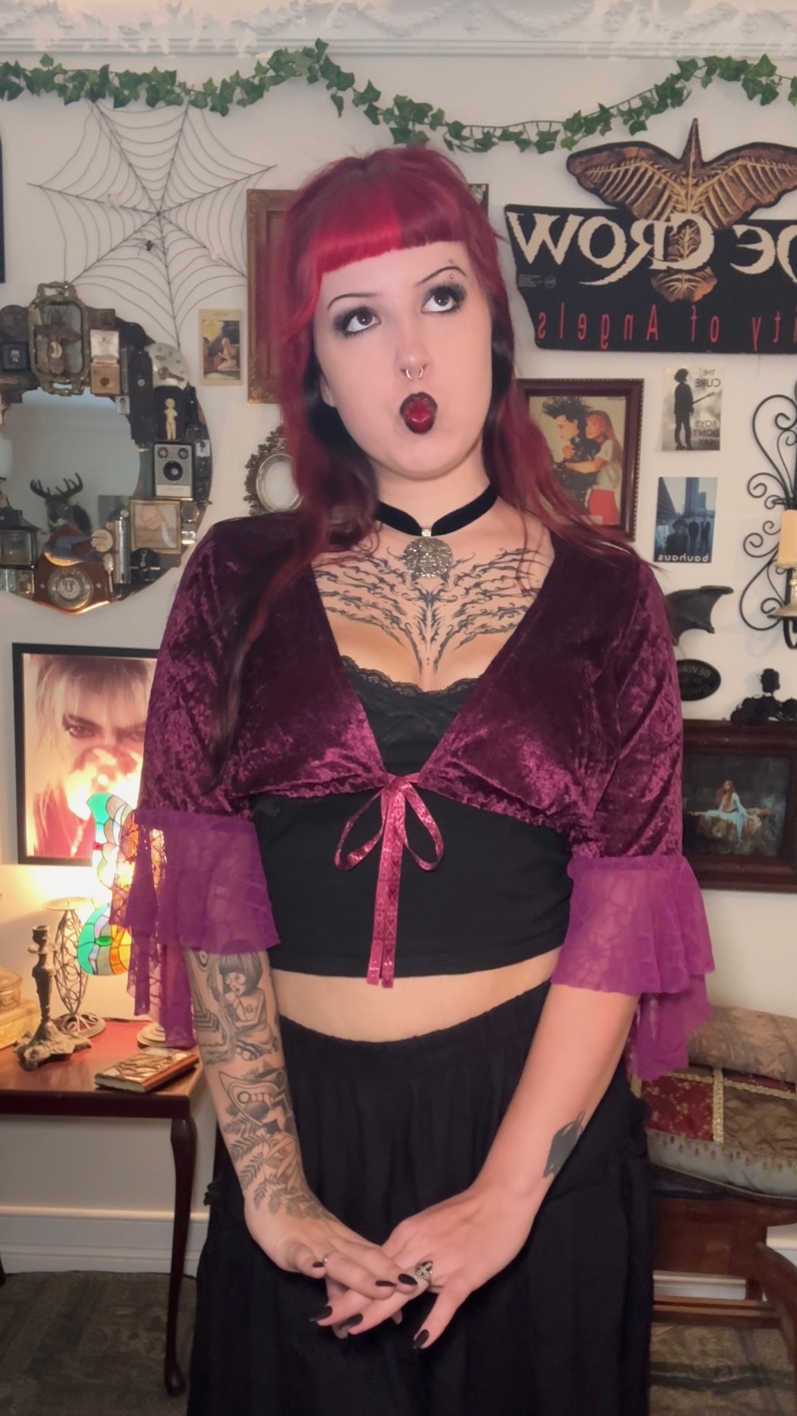 Dahlia Bolero Top - Fuchsia (12-14)