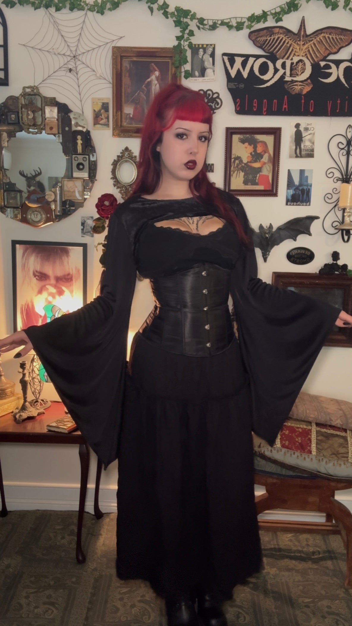 Lucinda Bolero Top - Velvet with Jersey Sleeves (2XL)