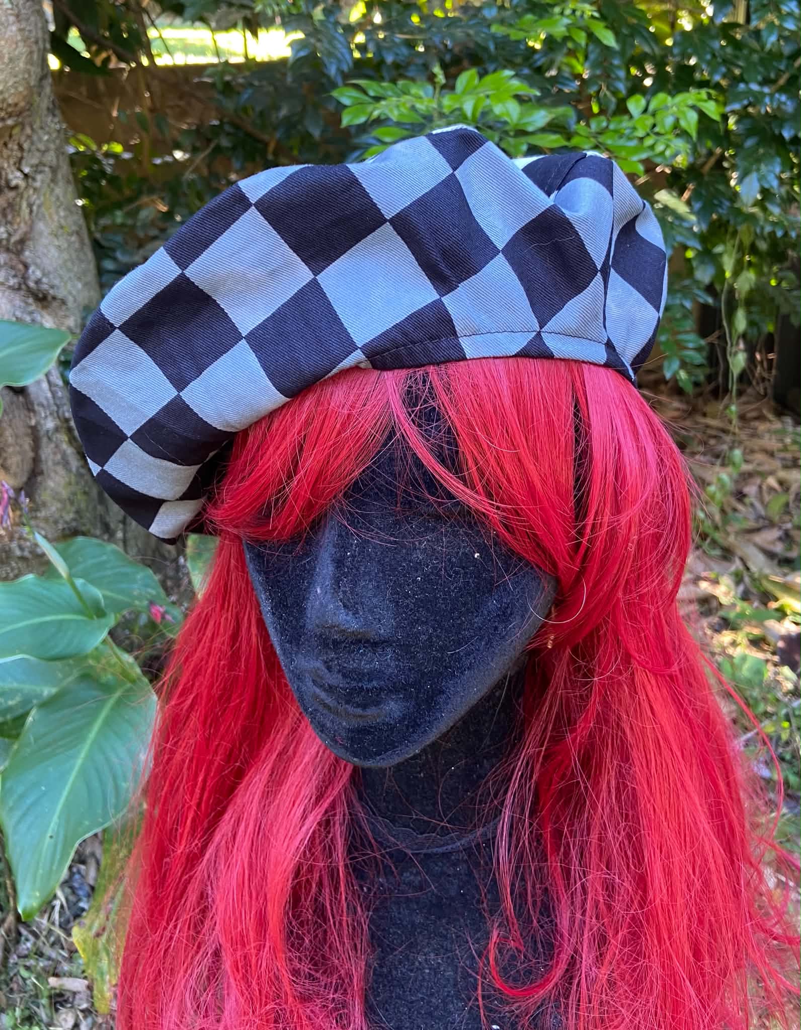 !!SALE!! Beret- Checkerboard Pattern