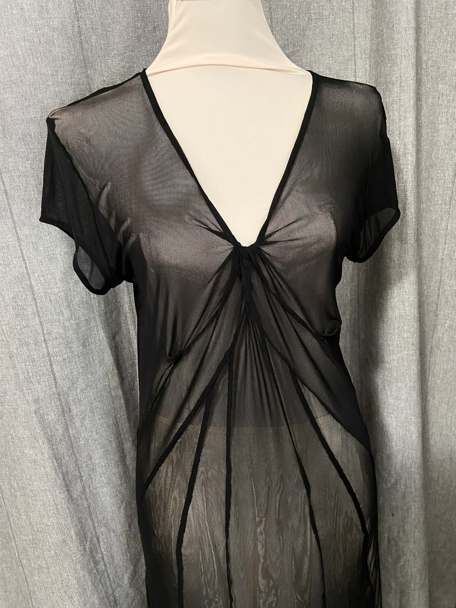 Vintage Mesh Maxi Dress (10-16)