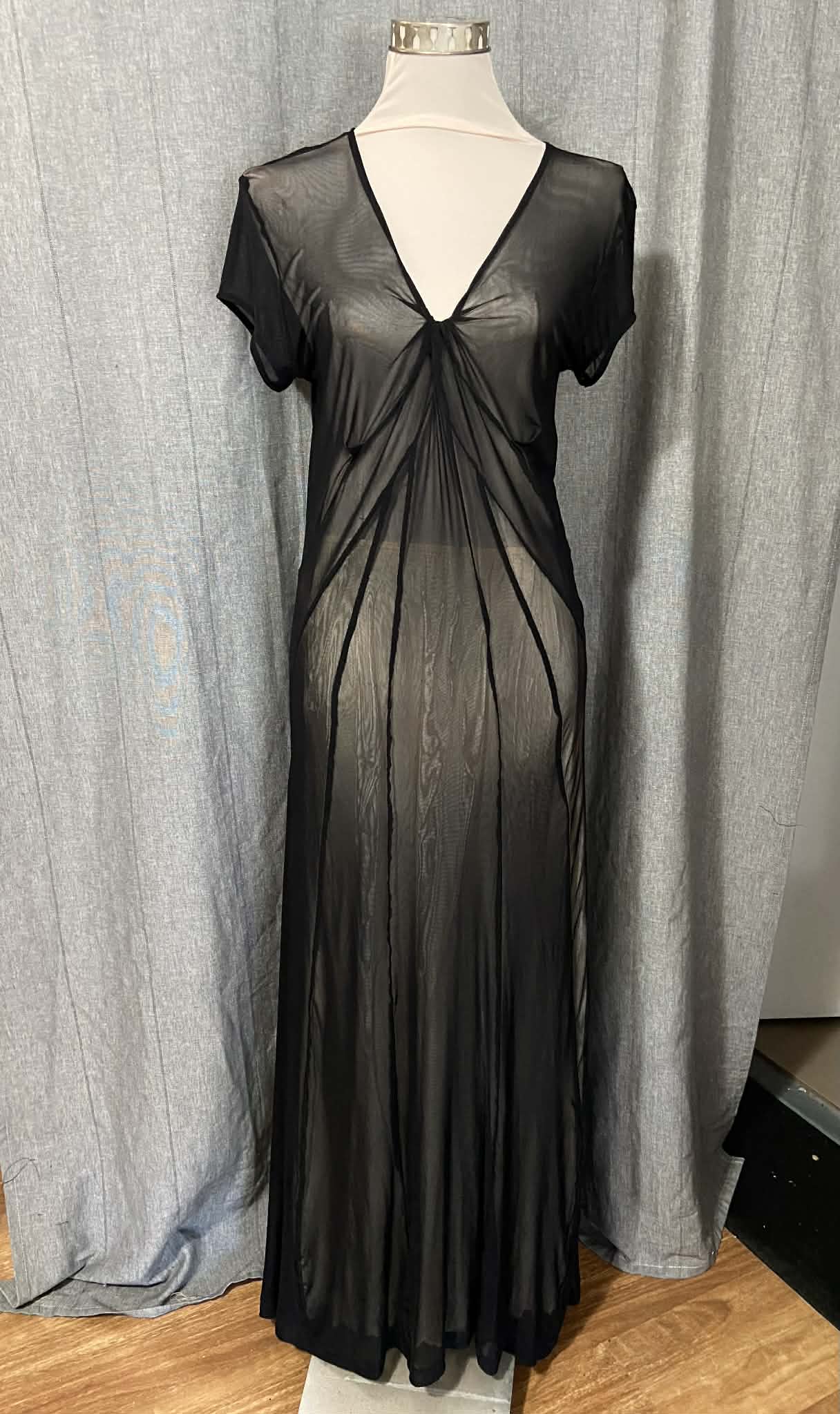 Vintage Mesh Maxi Dress (10-16)
