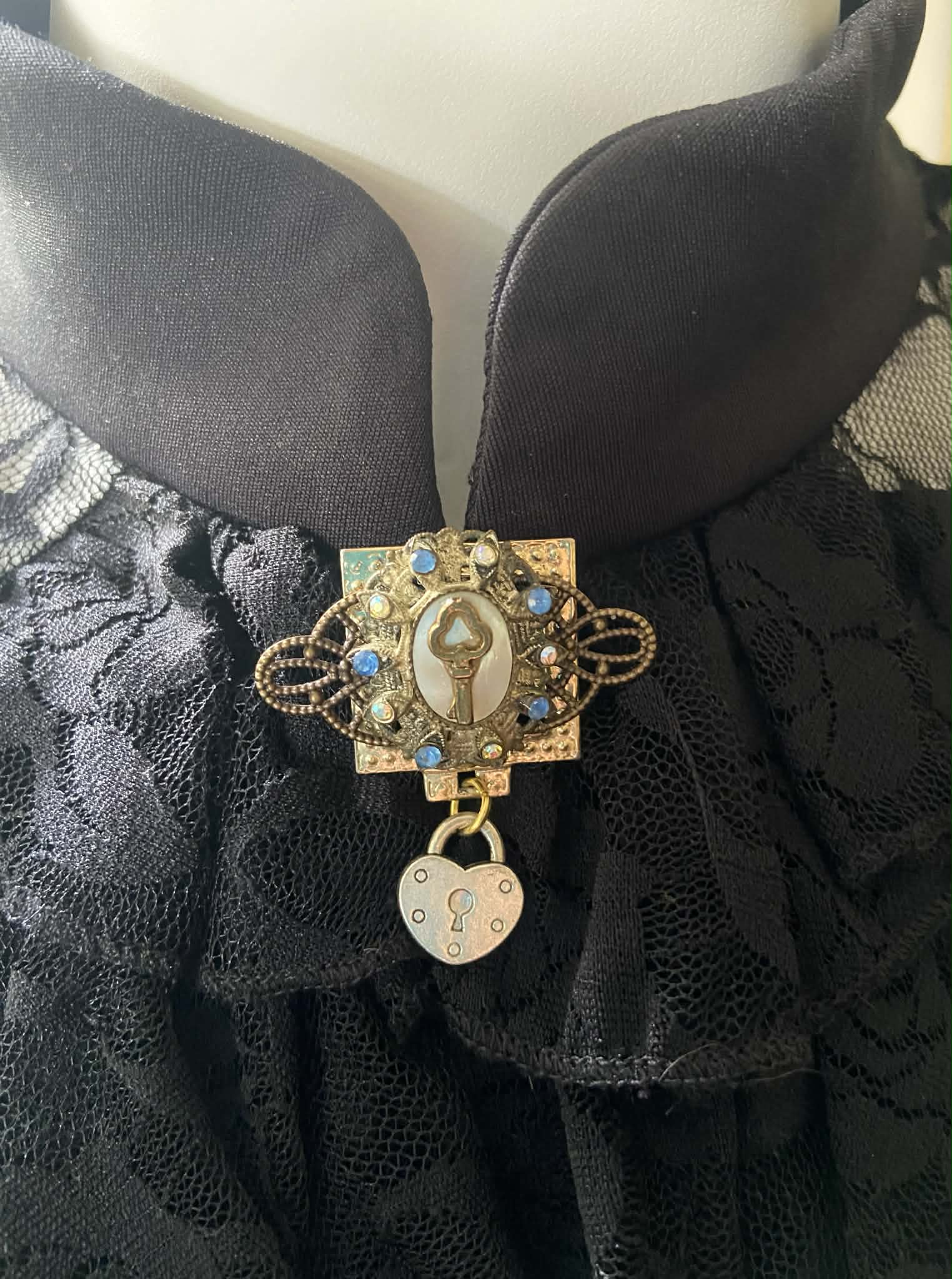 Key to my Heart - Victorian Style Brooch